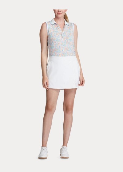 Women's Ralph Lauren Floral Sleeveless Golf Polos | 092316HTY